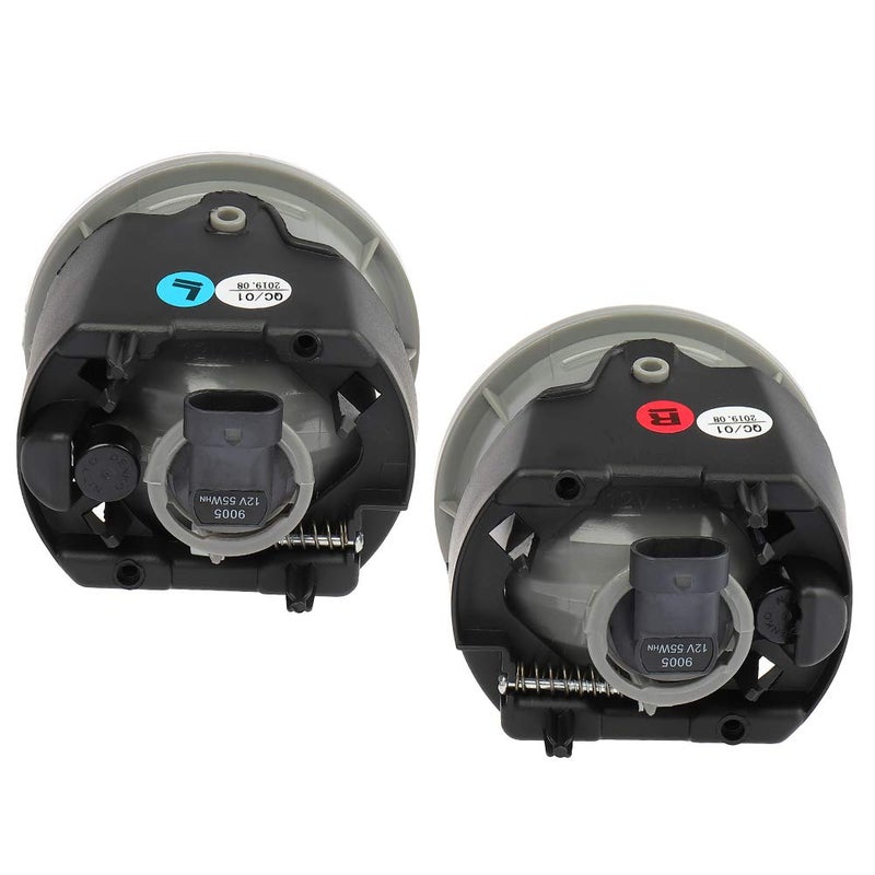 MAYASAF Clear Lens Fog Light Fog Lamp Set for Chrysler 2007-10 300/2007-09 Aspen, for Dodge 2005-09 Dakota/2007-09 Durango, for Jeep 2006-2010 Commander/2005-10 Grand Cherokee(Left+Right) - Image 5
